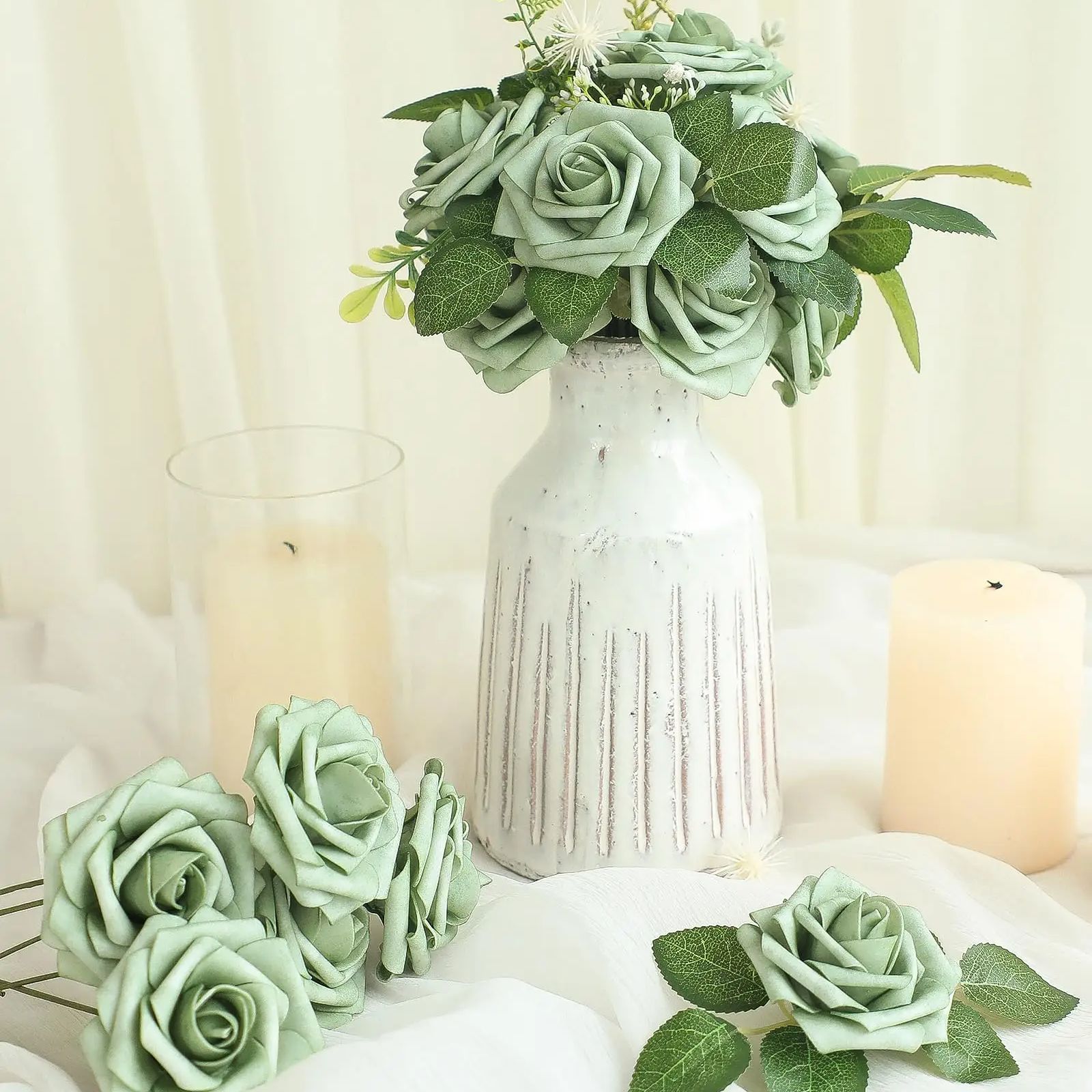 Fleurs artificielles 25 pièces - Florist Supply Bulk avis et prix