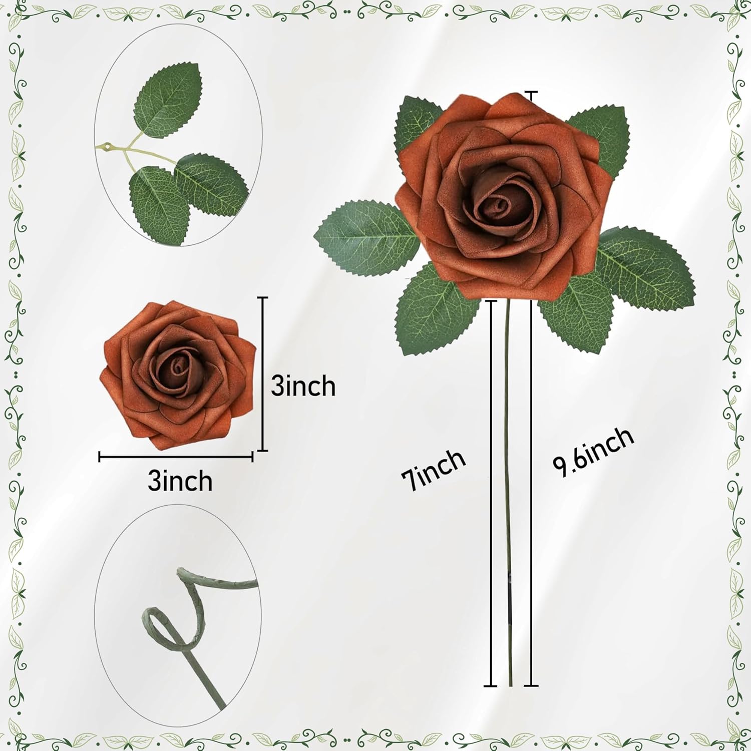 Roses artificielles en mousse  - Florist Supply Bulk avis et prix