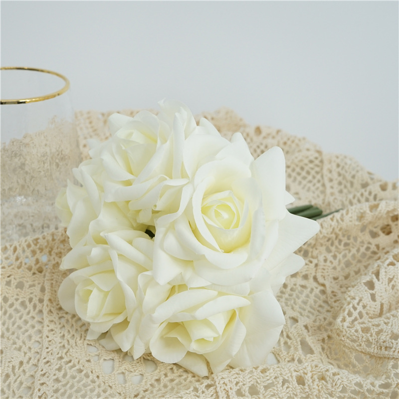 5 tiges/bouquet de roses artif - Florist Supply Bulk avis et prix